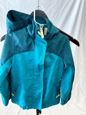 Champion Two-Tone Teal Windbreaker Jacket